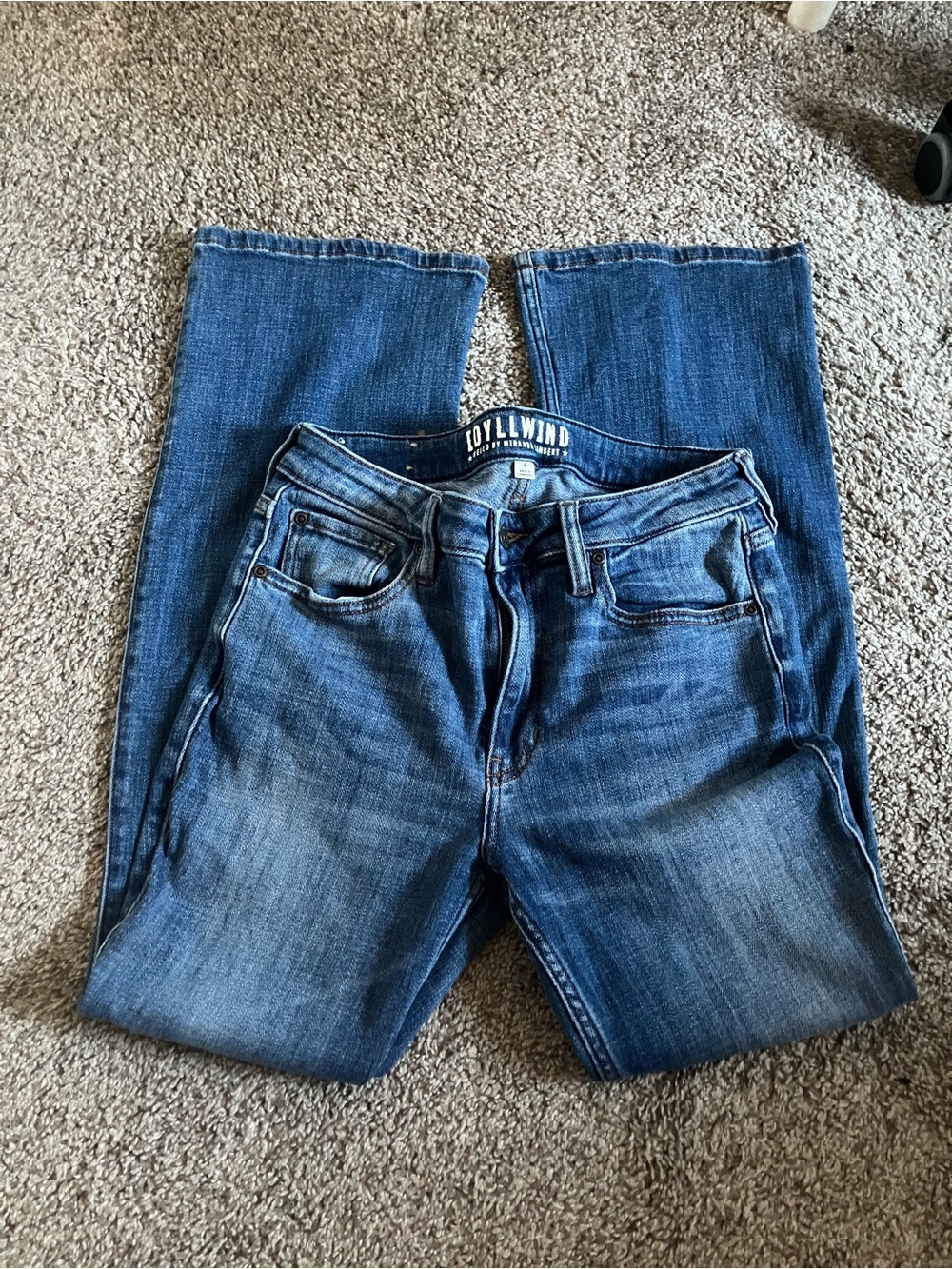 Vintage Idyllwind Women's Dark Blue Flare Jeans